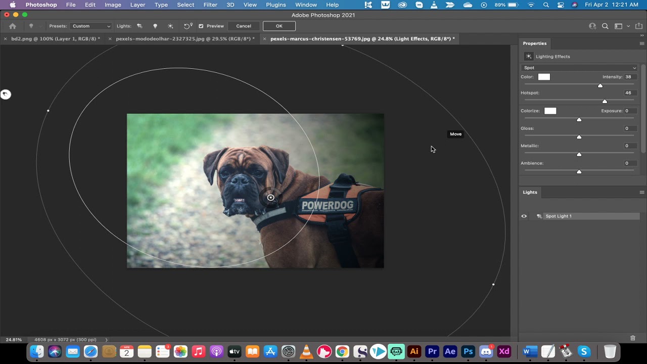 How To Create A Directional Light Effect - Photoshop CC 2021