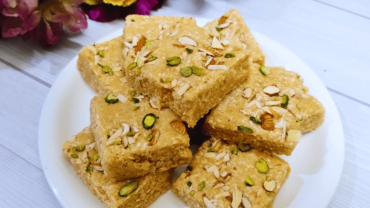 कैल्सियम से भरपूर खास सर्दियों केलिए तिल मावा बर्फी | Khoya Til Barfi |Til Mawa Burfi 