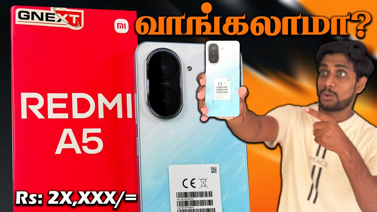 🟠 இல‌ங்கை‌யி‌ல் இது தரமான Budget Smartphone ஆ?.. 😮 | Redmi A5 Review Tamil | Thanush Tech