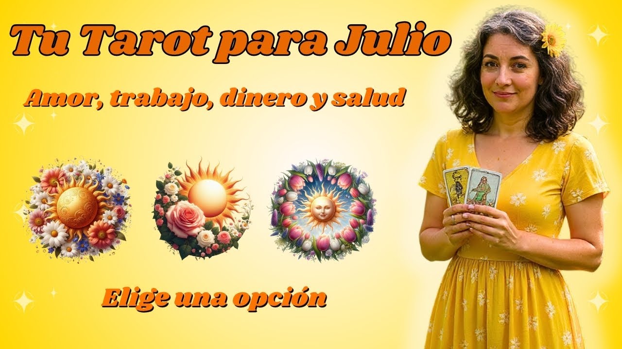 TU TAROT PARA JULIO ✨AMOR, TRABAJO, DINERO Y SALUD