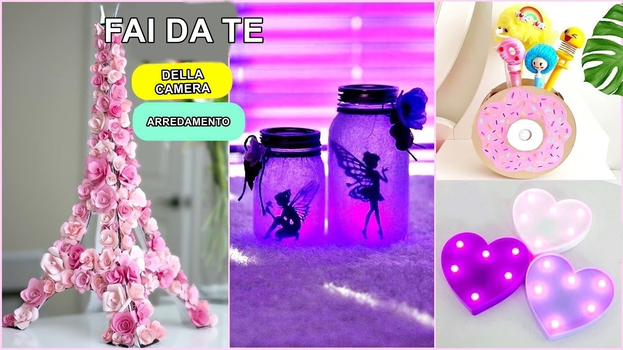 ARREDAMENTO DELLA CAMERA FAI DA TE! IDEE  SCRIVANIA FAI DA TE CHE DEVI PROVARE!