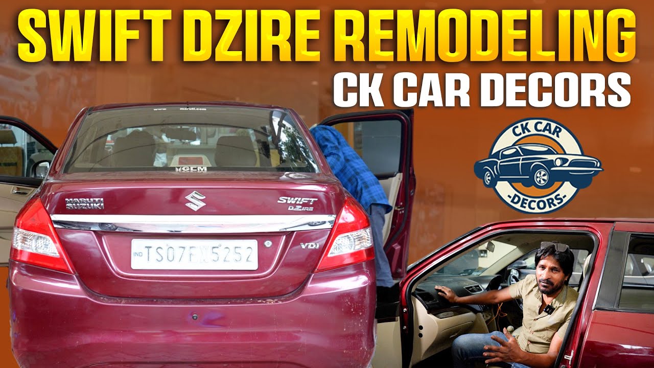 Swift Dzire Modification Accessories || CK Car Decors & Accessories || Best Decors in Hyderabad ||