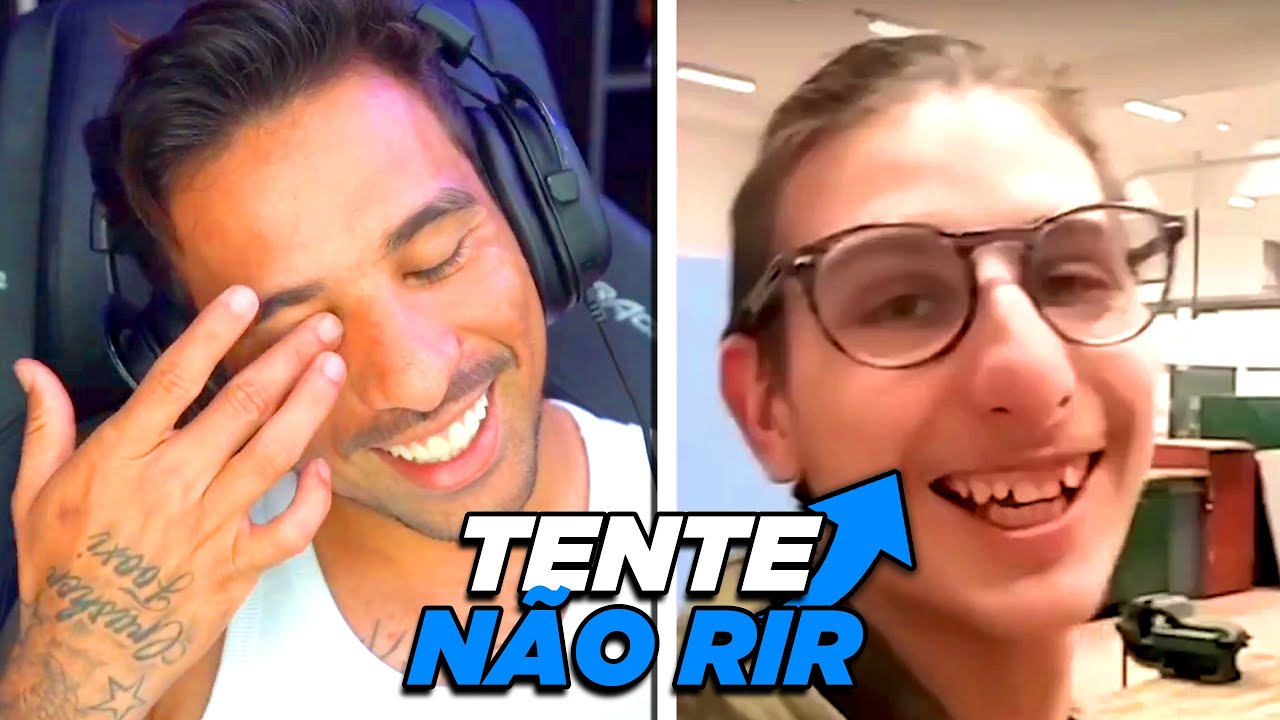 TENTE NÃO RIR MAIOR NÍVEL, PIUZINHO REACT