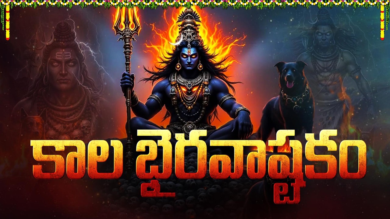 కాలభైరవ అష్టకం | Kalabhairavashtakam Telugu | Monday Special Shiva Bhakti Songs