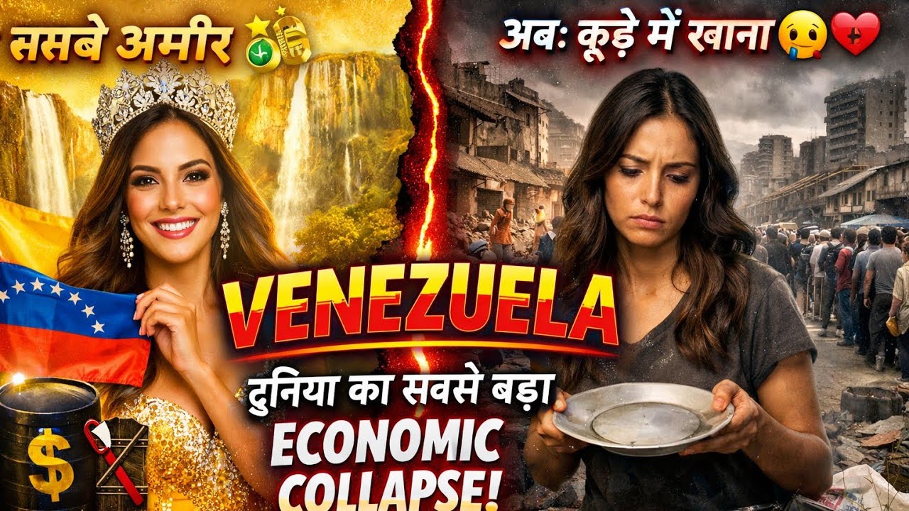 Venezuela: Miss Universe से Garbage Tak! 😱 सबसे अमीर से सबसे गरीब कैसे बना? 