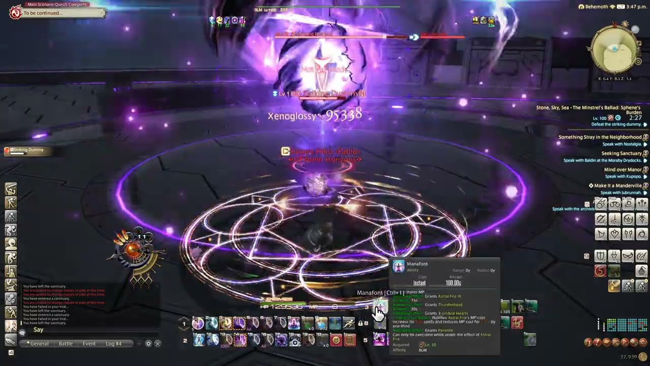 FFX1V - Black Mage - Sphenes Ballad [ex3] | Heritage Found Training Dummies