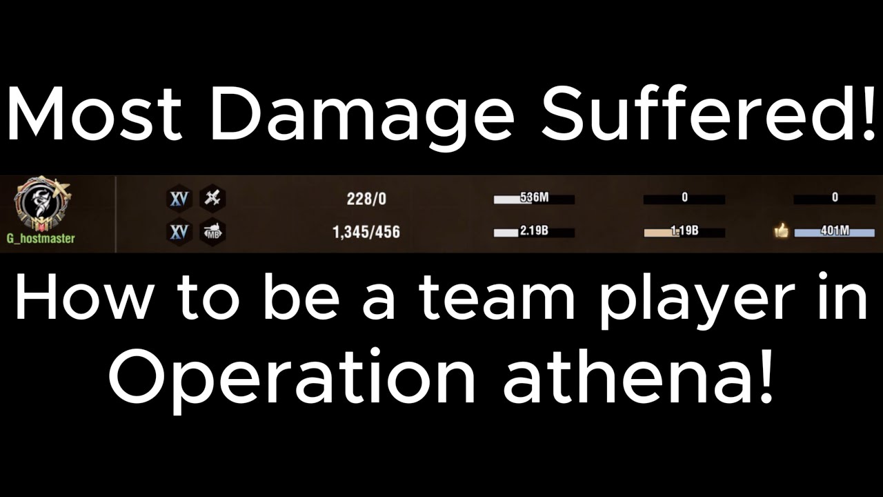 How to be a team player in operation athena public matches!