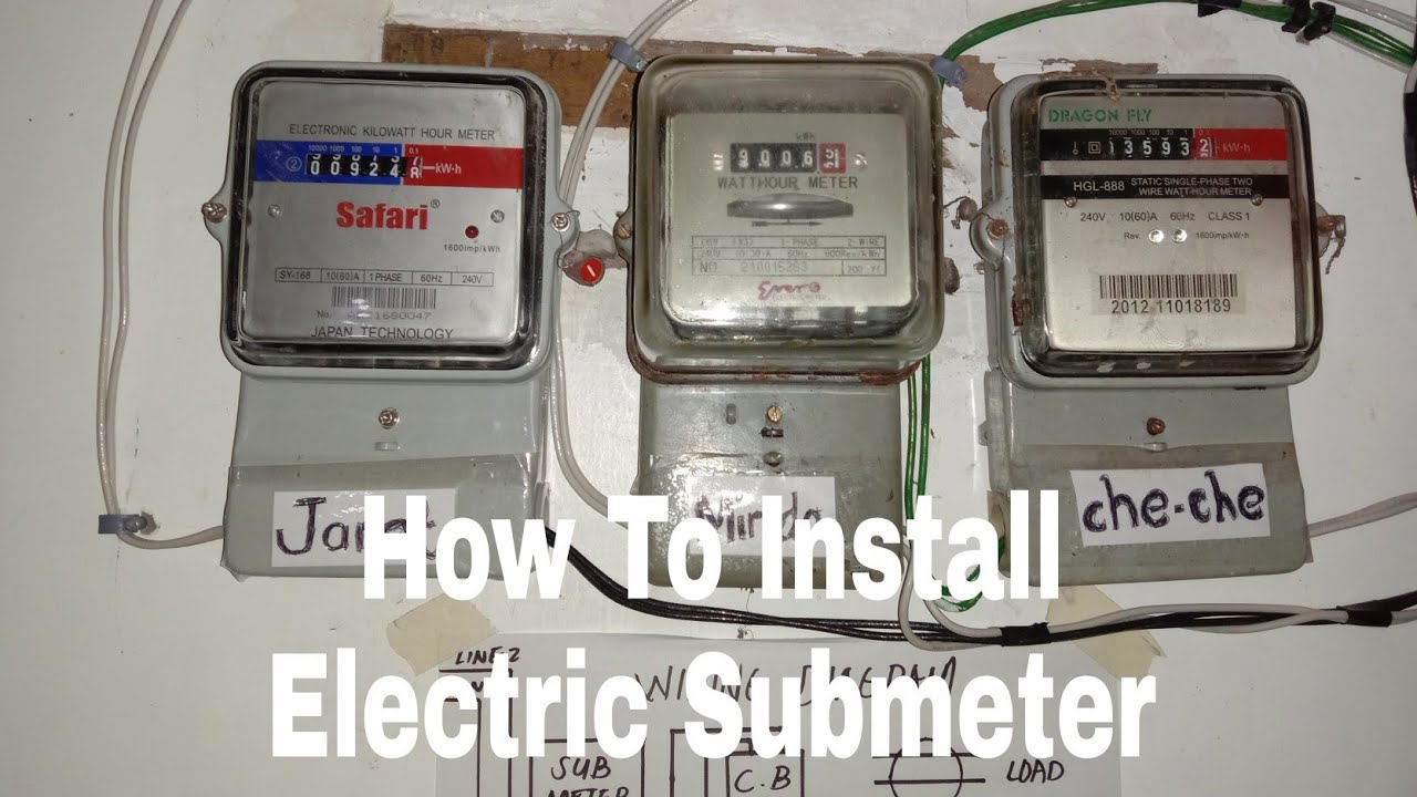 Paano mag Install ng Electric Sub-Meter (tagalog)