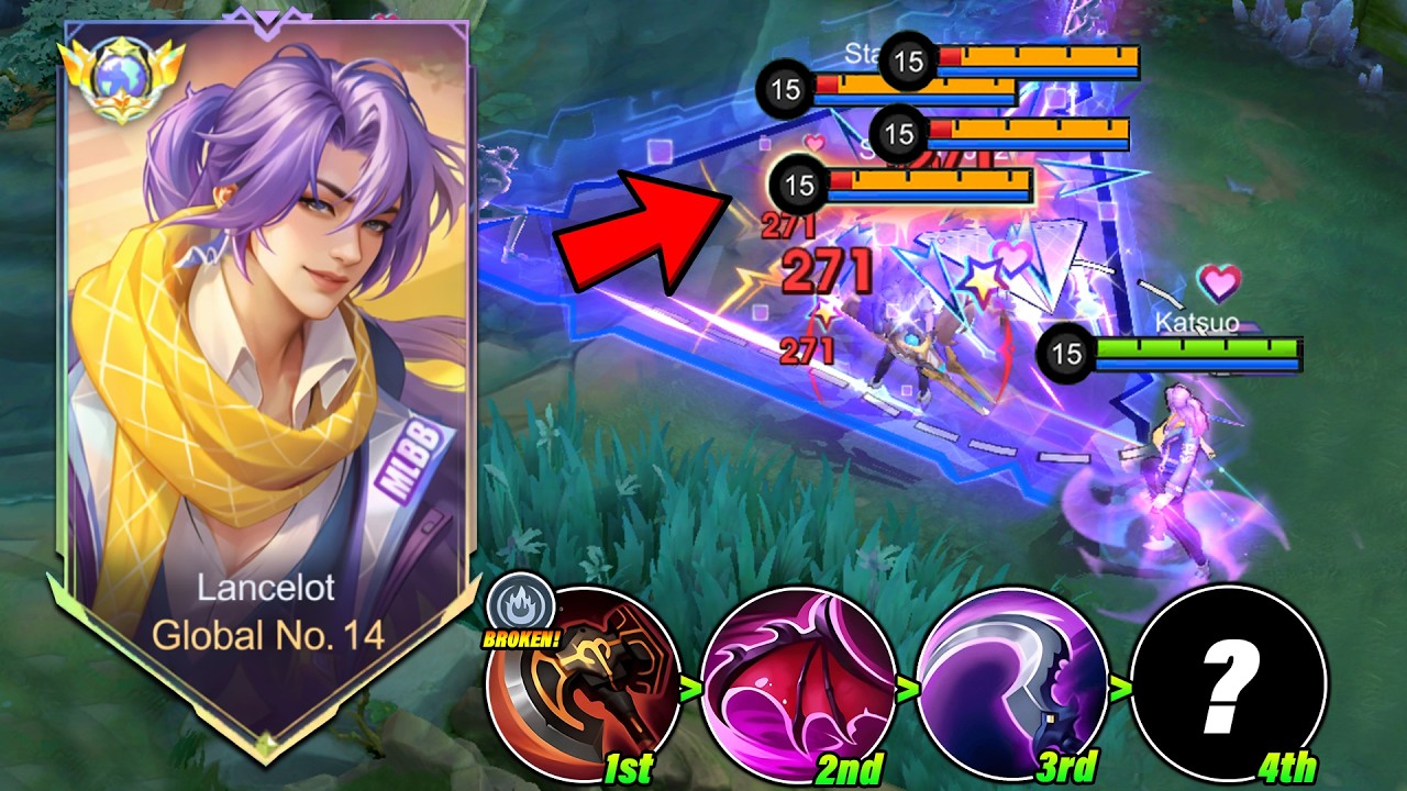 THIS NEW LANCELOT BUILD PATTERN IS SHOCKINGLY BROKEN! TOO MUCH DAMAGE!! 💀 - MLBB