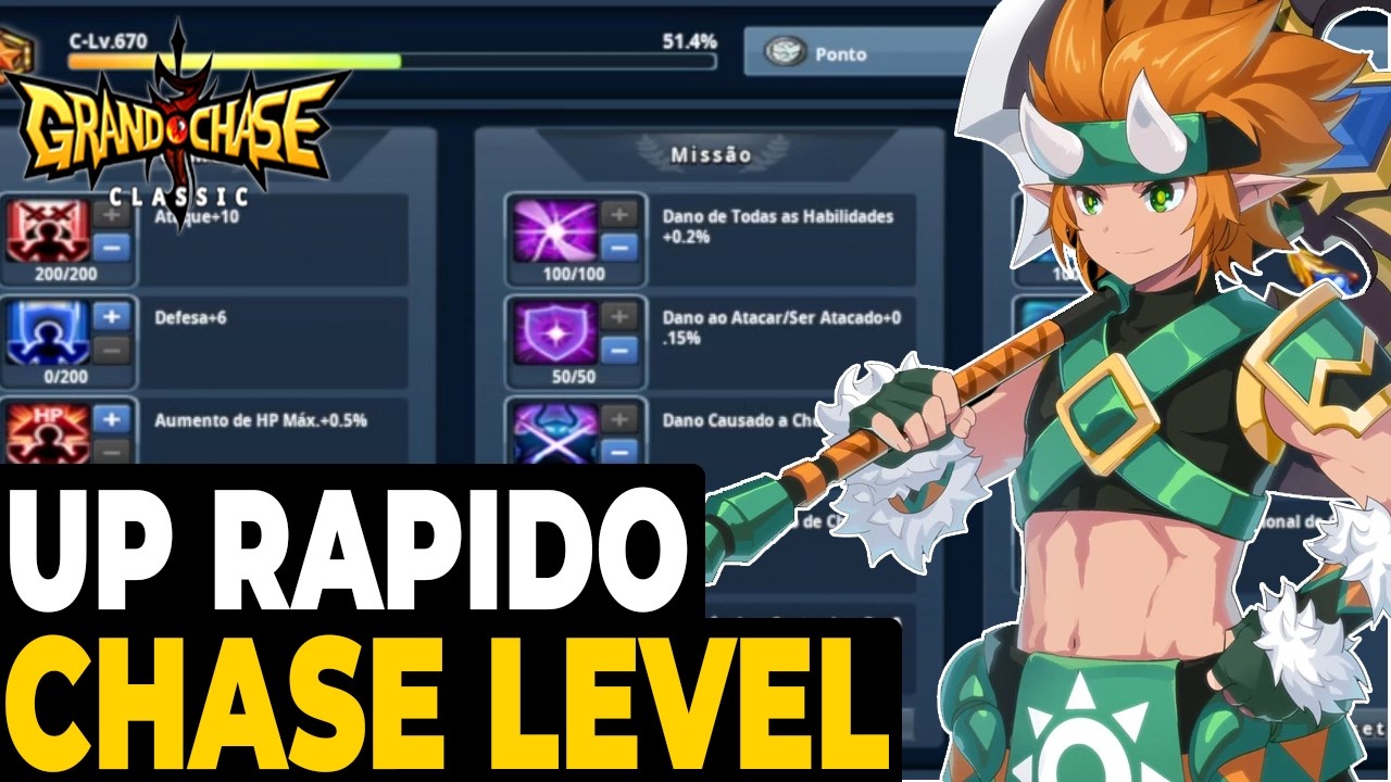 GUIA DEFINITIVO DE  UP DE CHASE LEVEL 2026 l Grand Chase Classic