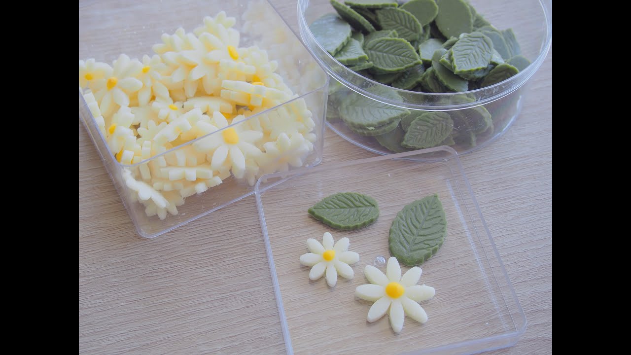 【翻糖小花】  Fondant Flowers フォンダンの花  퐁당 꽃