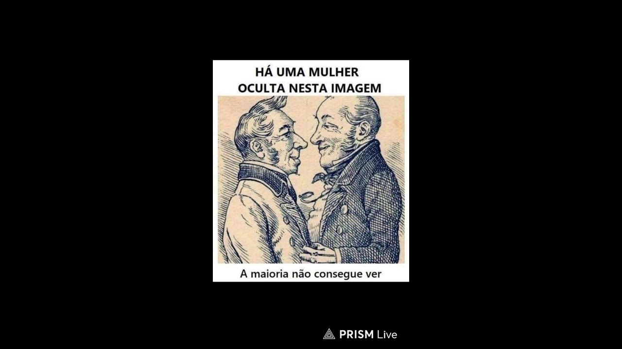 Encontre a mulher que está oculta na imagem, Live