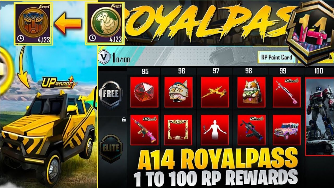 New Perk Shop Free Upgraded UAZ Skin | 3.9 Update New Event |A14 Royal Pass 1 To 100 RP Leaks |PUBGM