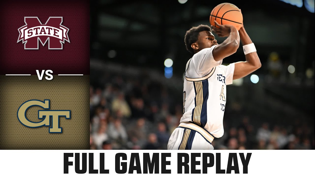 Mississippi State vs. Georgia Tech Game Highlights | 2025-26 ACC Men's Basketball