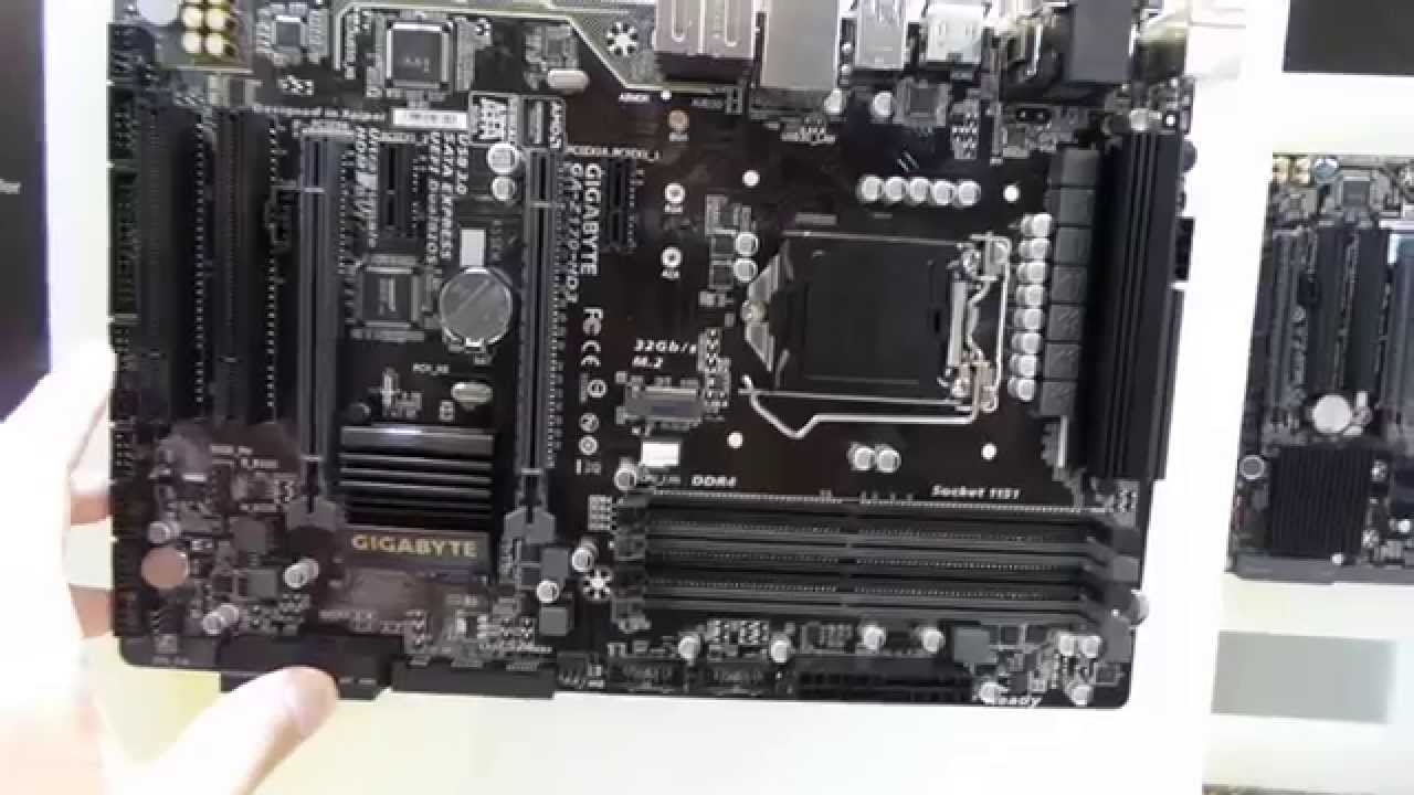 Gigabyte GA-Z170-HD3 LGA1151 Skylake alaplap bemutat&oacute; vide&oacute;
