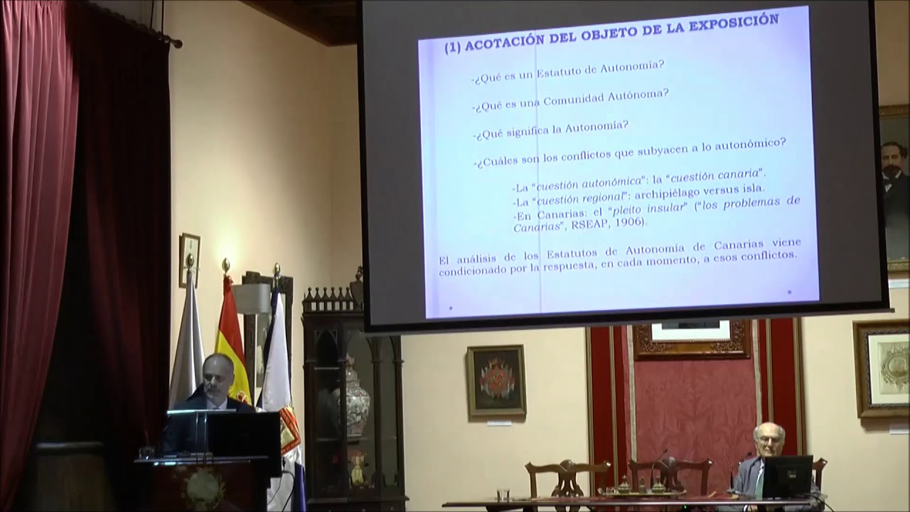 “Los Estatutos de Autonomía de Canarias”, Prof. Dr. Francisco Villar Rojas