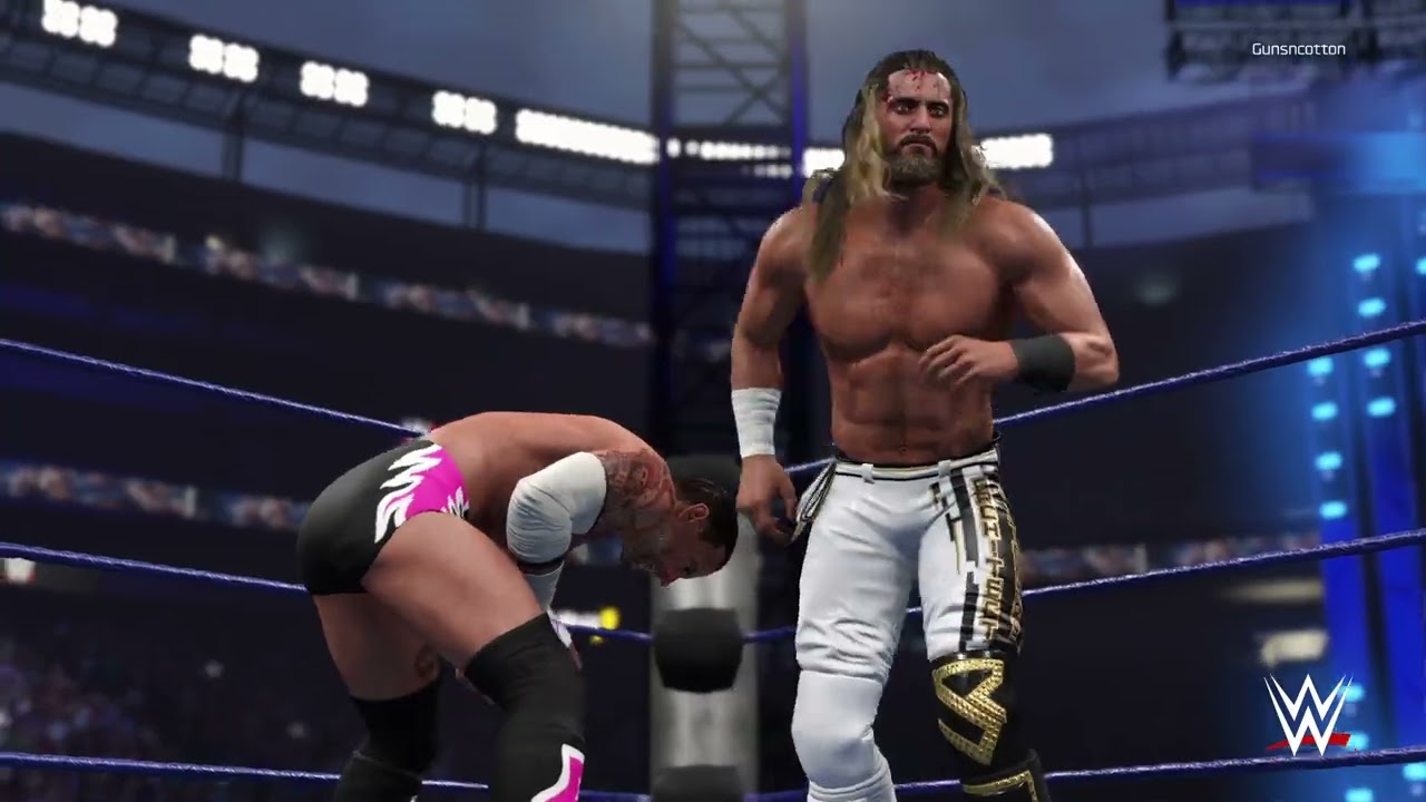 LWA CM Punk vs Seth Rollins vs Randy Orton Intercontinental Championship