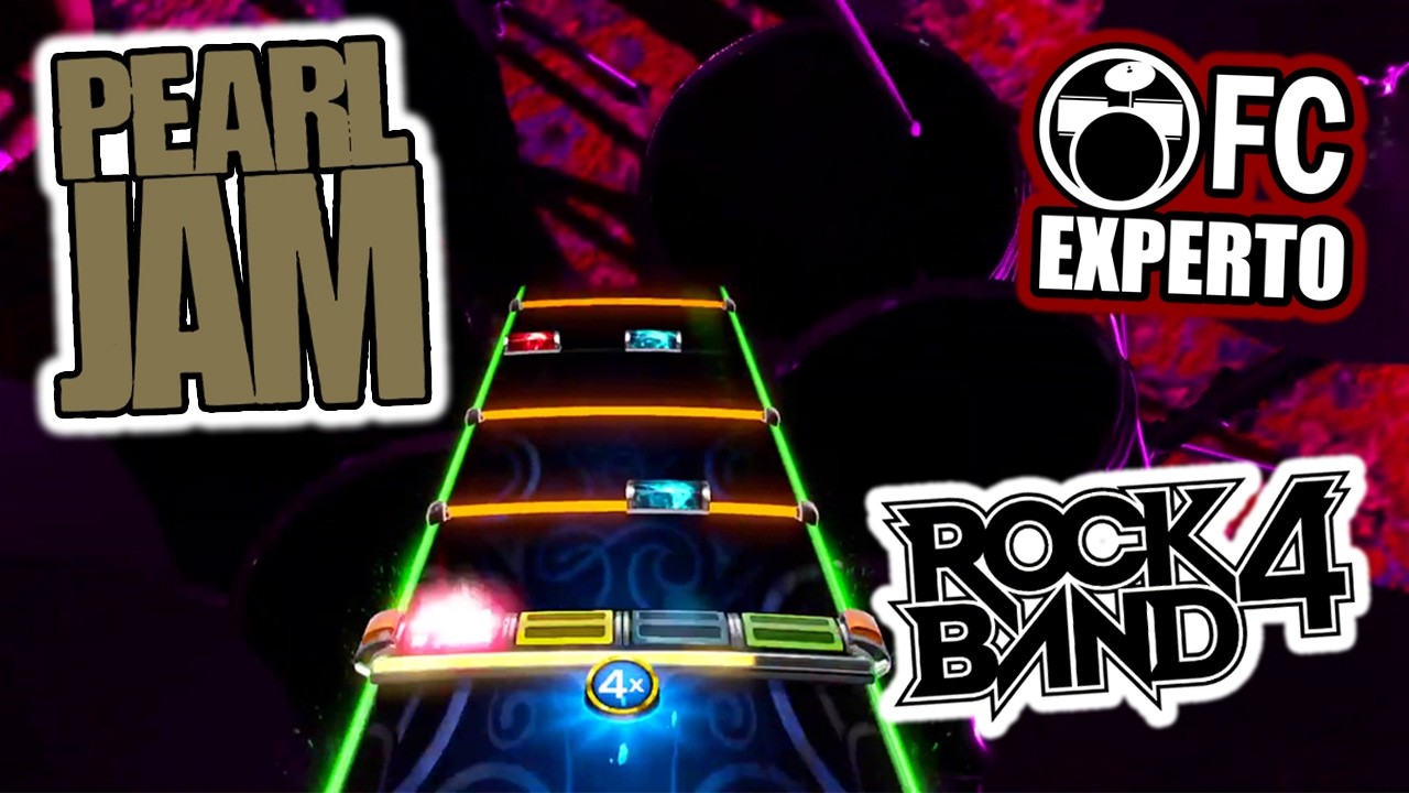 Toco OCEANS de Pearl Jam (FC, Batería en Experto) | Rock Band 4