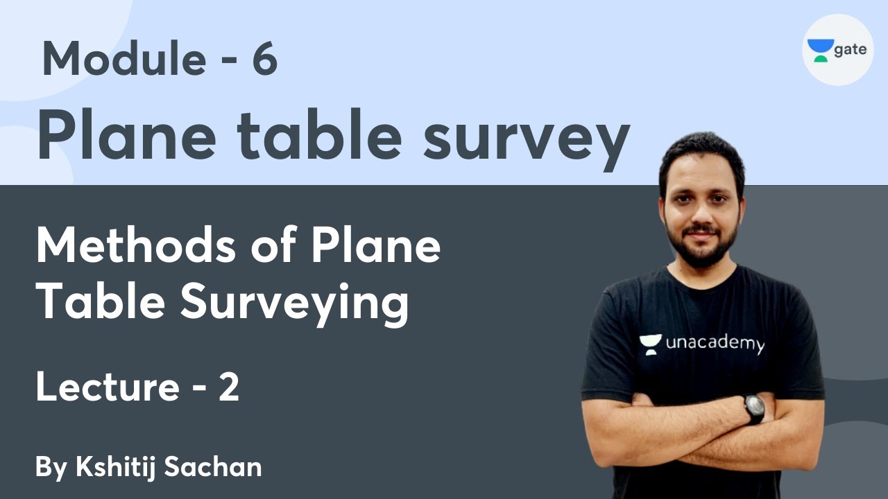 L 2 | Methods of Plane Table Surveying | Module-6 Plane Table Survey by Kshitij Sachan