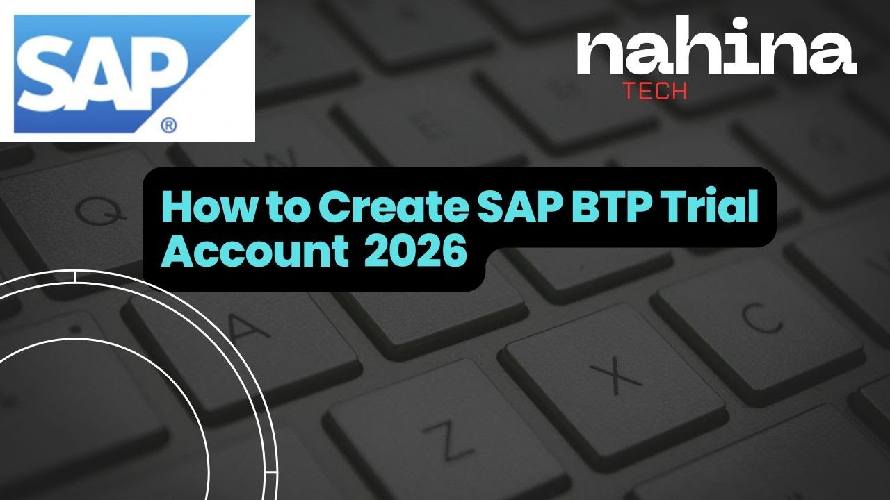 How to Create SAP BTP Trial Account | Step-by-Step Registration Guide (2026)