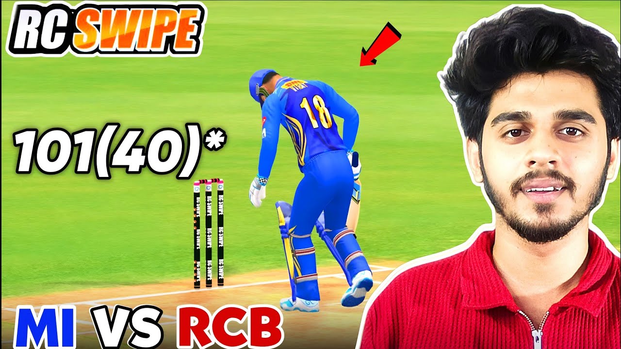 Virat Kohli Opening For MI VS RCB RCPL Auction RC Swipe (Hardcore Mode)