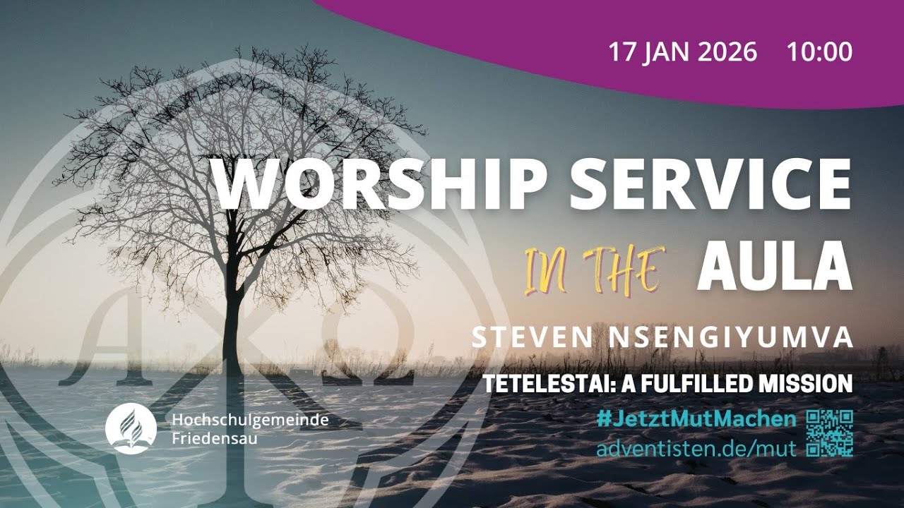 Church service in English | 17 Jan 2026 | with Steven Nsengiyumva