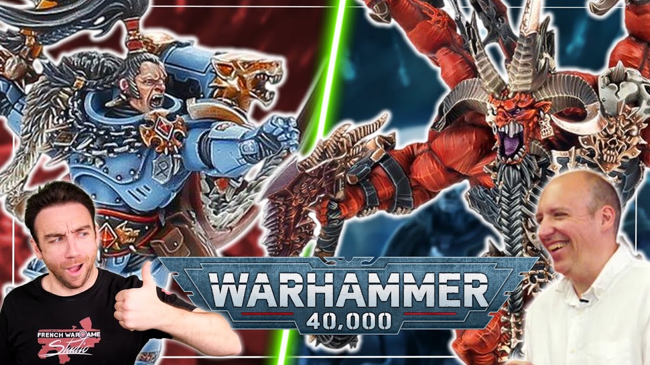 Warhammer 40k - Nouveau Space Wolfs VS Nouveau World Eaters !