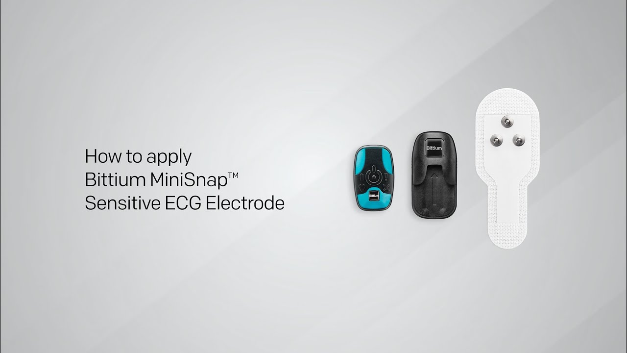 How to Apply Bittium MiniSnap™ Sensitive 1-CH ECG Electrode?