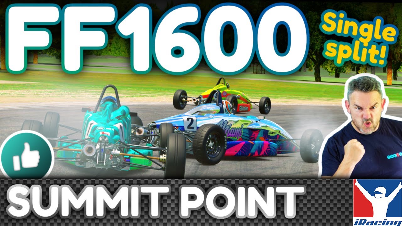 Really close racing!! FF1600 race to save SR! This is iRacing FF1600 open series at Summit Point