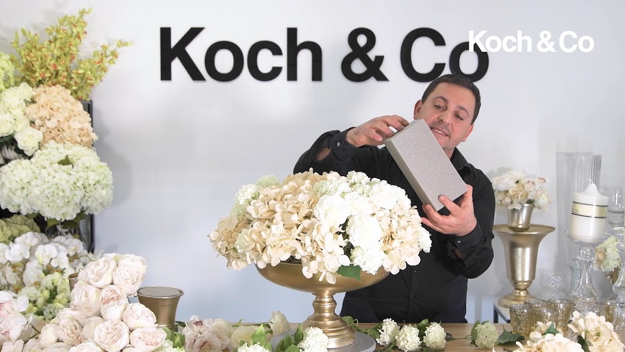 Koch & Co и John Emmanuel — Как создать роскошный свадебный стол с помощью искусственных цветов