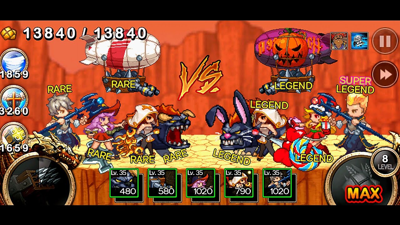The Similar Characters - RARE VS LEGEND & SUPER LEGENDS Characters | Kingdom Wars