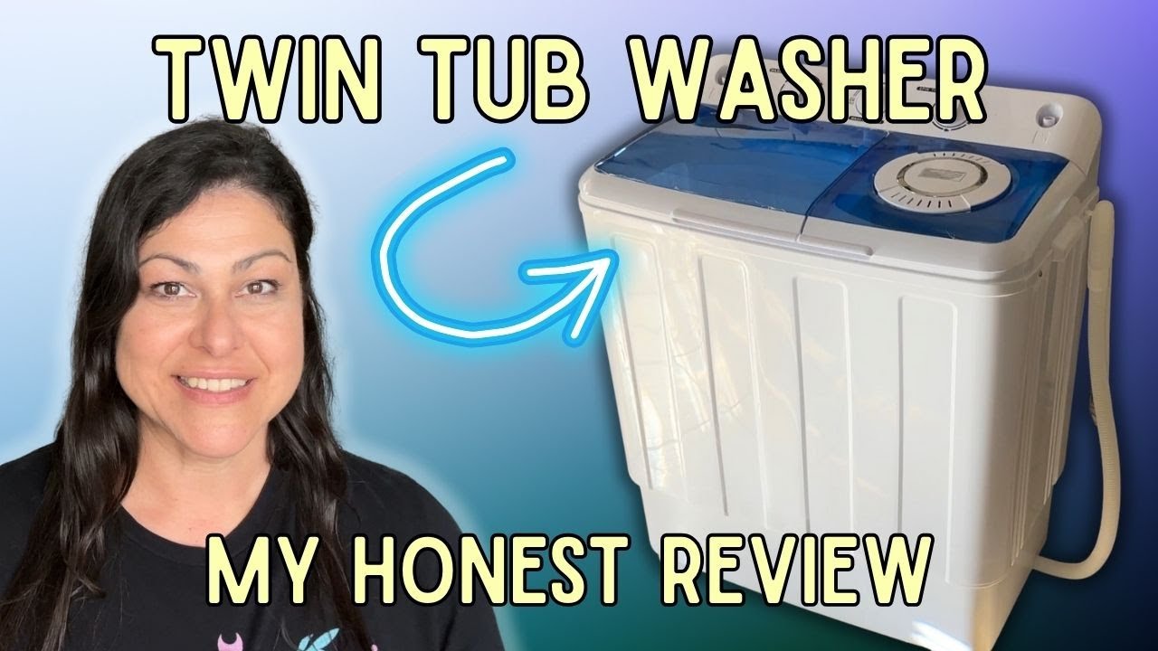 Обзор бюджетной портативной стиральной машины Auertech 28lb Twin Tub (полное пошаговое руководство)