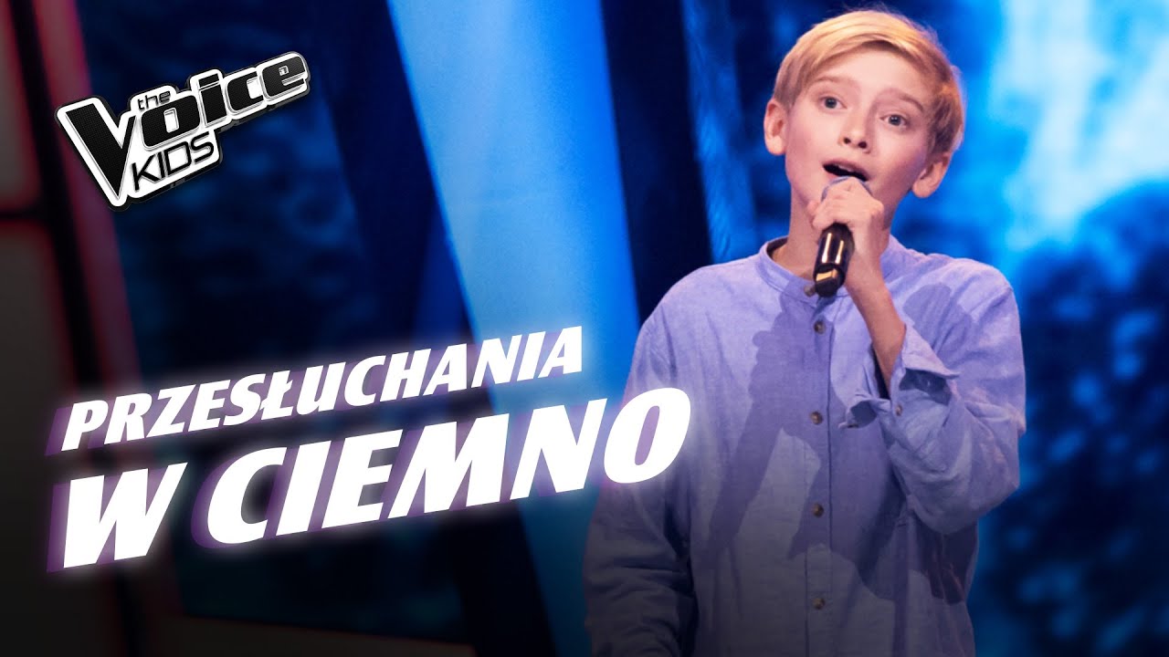 Staś Karoń - &bdquo;Byle było tak&rdquo; - Przesłuchania w ciemno | The Voice Kids Poland 8