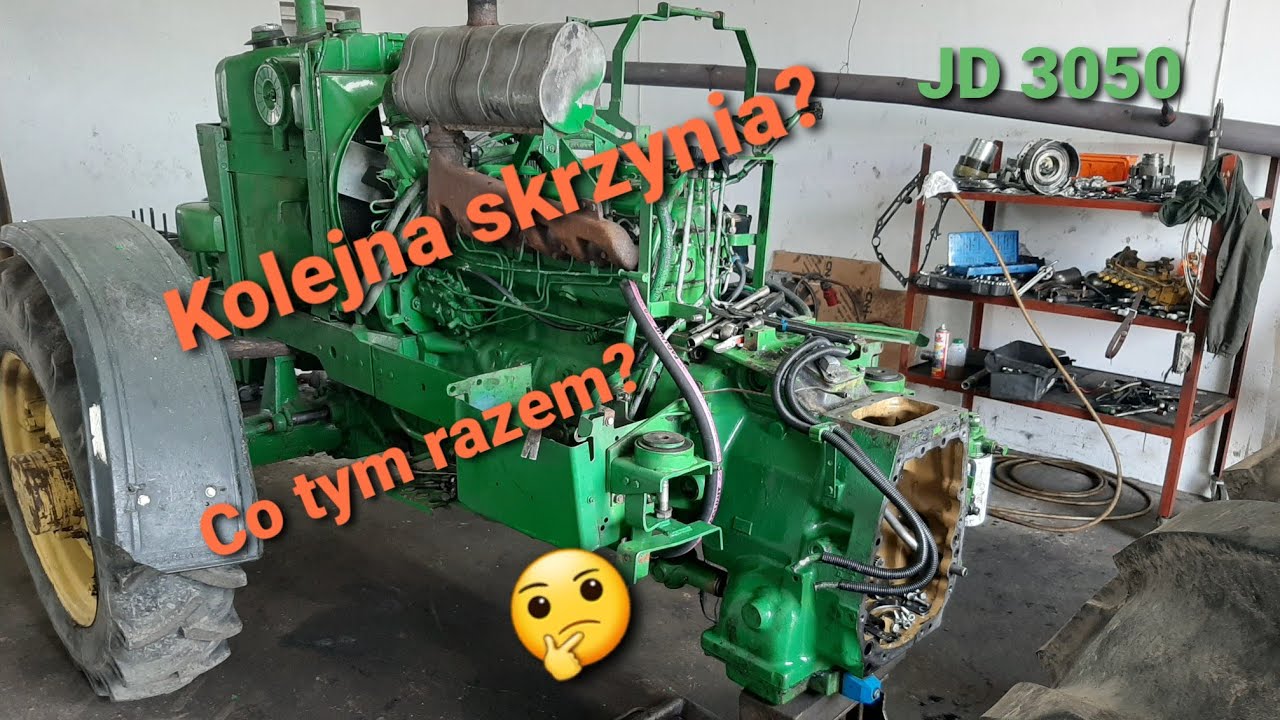 Wymiana pompy skrzyni John Deere 3050 🔧. Weryfikacja stanu koszy,  spalone tarczki.🚜