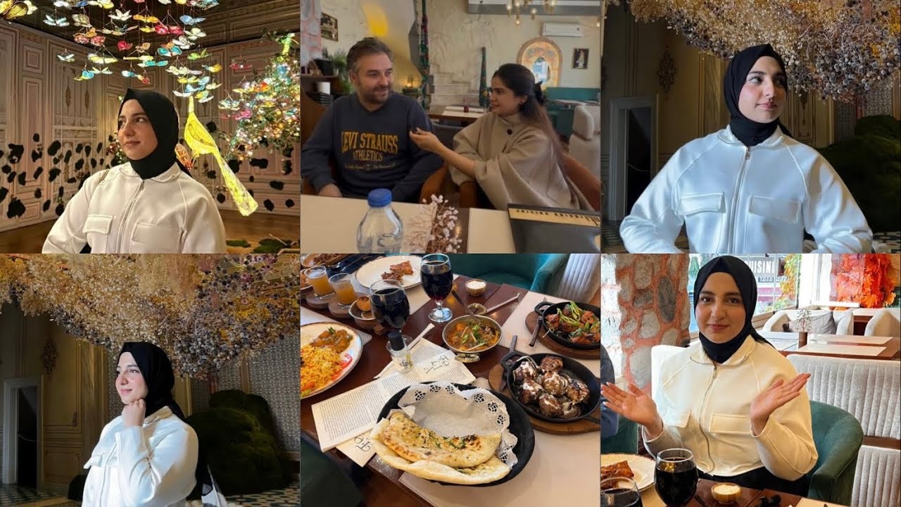 Best Indian food from Basanti Indian cuisine Istanbul 😍🇹🇷|| Exploring Abdülmecid Efendi Köşkü🤩