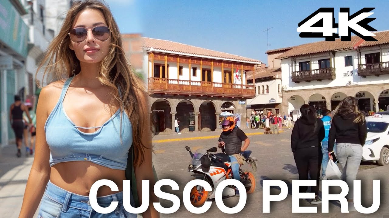 Peru. Cusco. Walk 4K