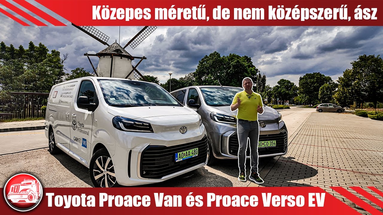 Közepes méretű, de nem középszerű, ász – Toyota Proace Van és Proace Verso EV teszt