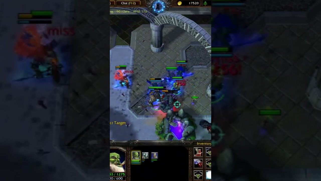 1 CL vs 3 ORC HEROES #gaming #worldofwarcraft #games #warcraft3reforged #warcraft3