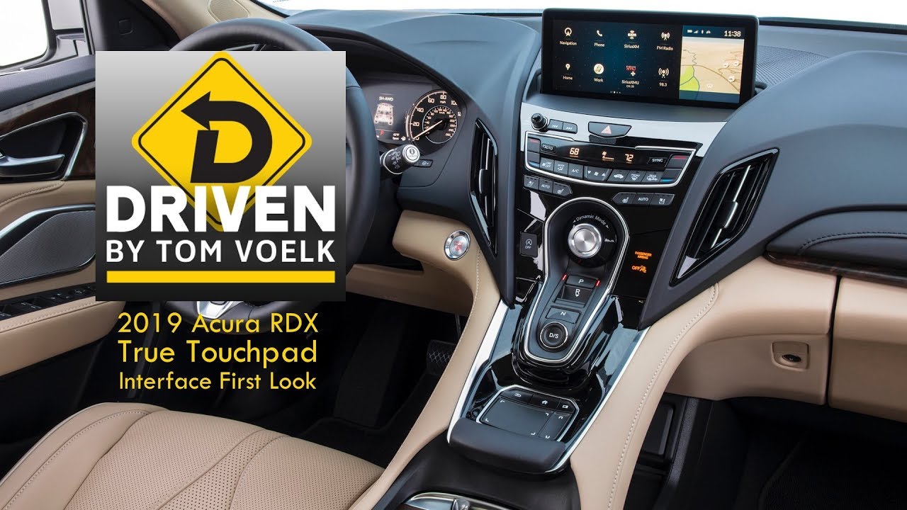 2019 Acura RDX True Touchpad Interface