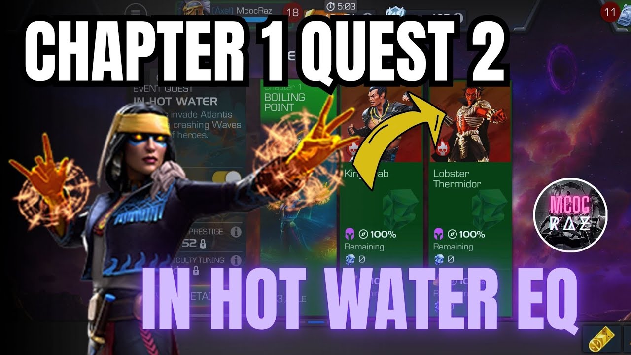 May EQ IN HOT WATER | Chapter 1 Quest 2 Easy Competition | ELDER DIFFICULTY