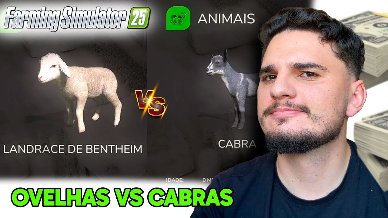 Quem D&aacute; Mais Lucro no FS25? 🐑 OVELHAS ou 🐐 CABRAS? | Teste Real de 20 Meses no Farming Simulator 25