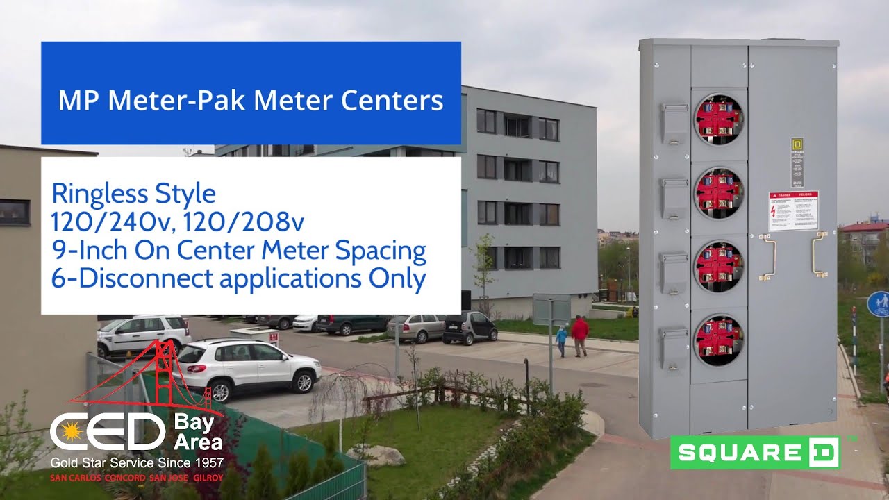 MP Meter-Pak Metering Centers (6gang or less) - Square D | CED Bay Area