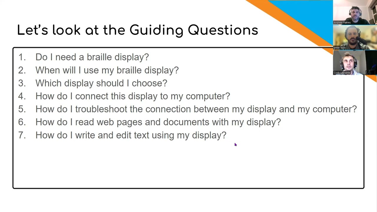 Diving into Braille Displays