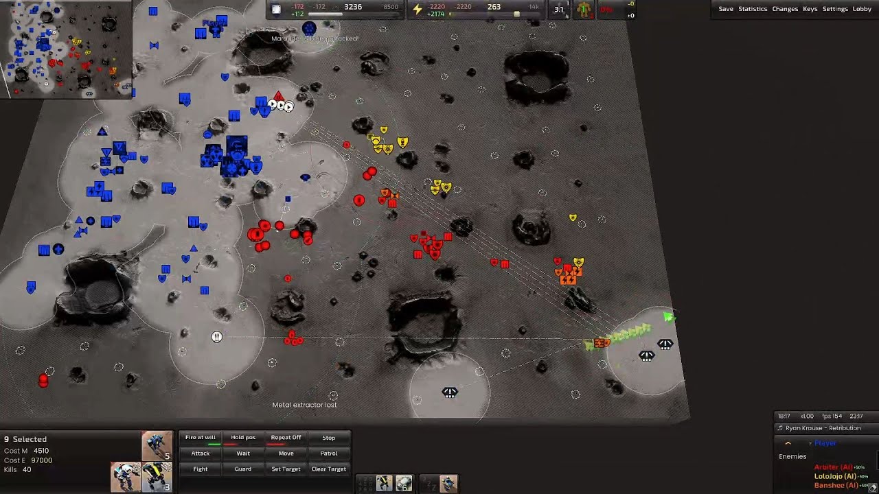 Catch those rare Comets Armada Brutal AI  - Beyond All Reason Campaign