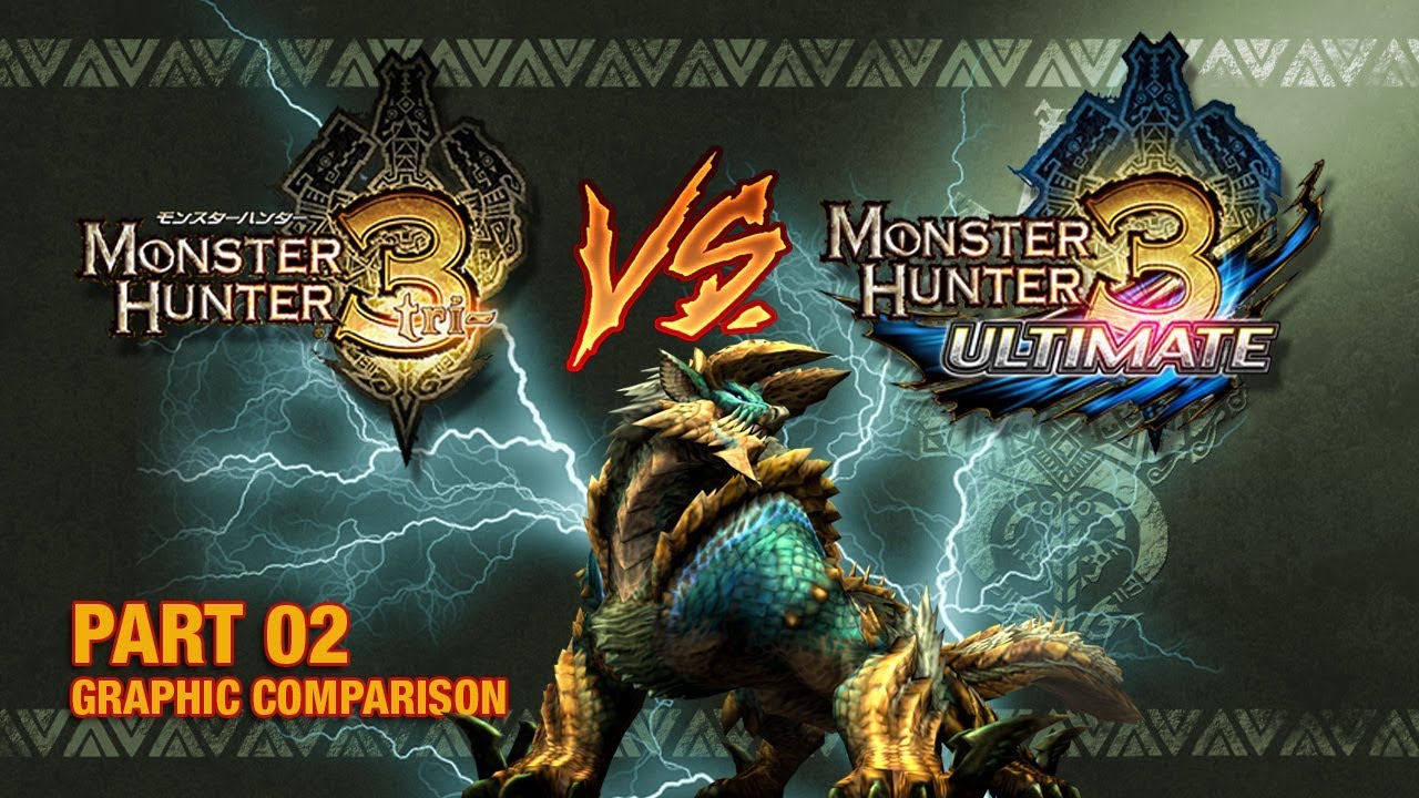 MHTri vs MH3U graphic comparison Part 2