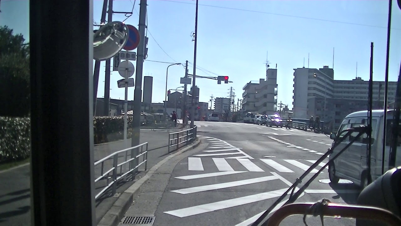 大阪市バス  前面展望  37号系統  大阪駅前行き  井高野車庫～大阪駅前
