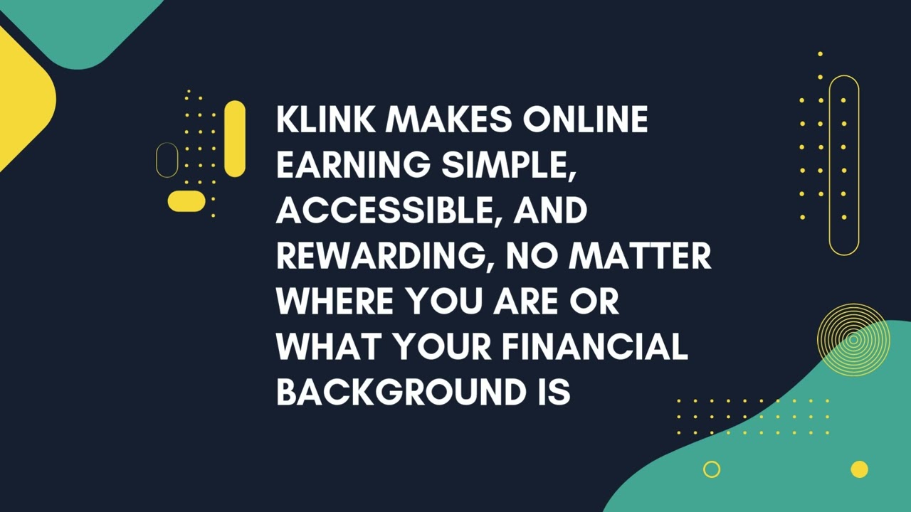 Get started today with Klink Finance and begin the journey toward financial independence