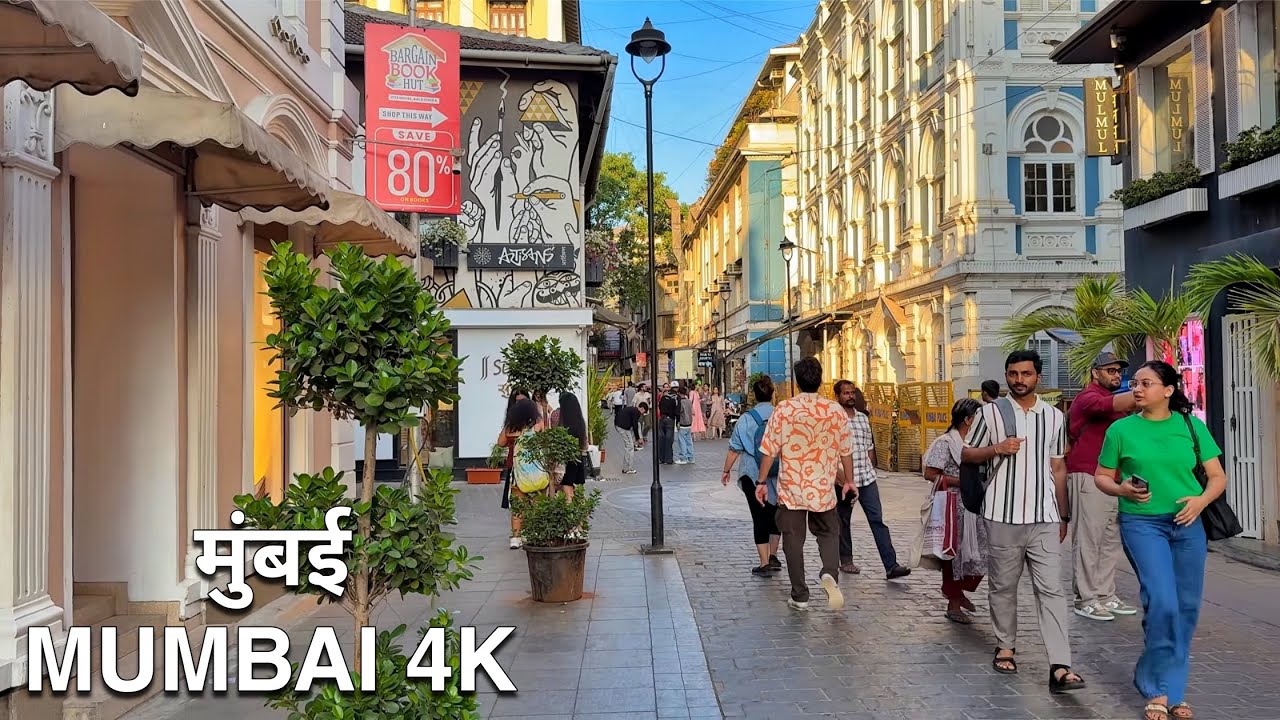 Walking Through Fort & Kala Ghoda&rsquo;s Charming Streets | Mumbai, India 4K 