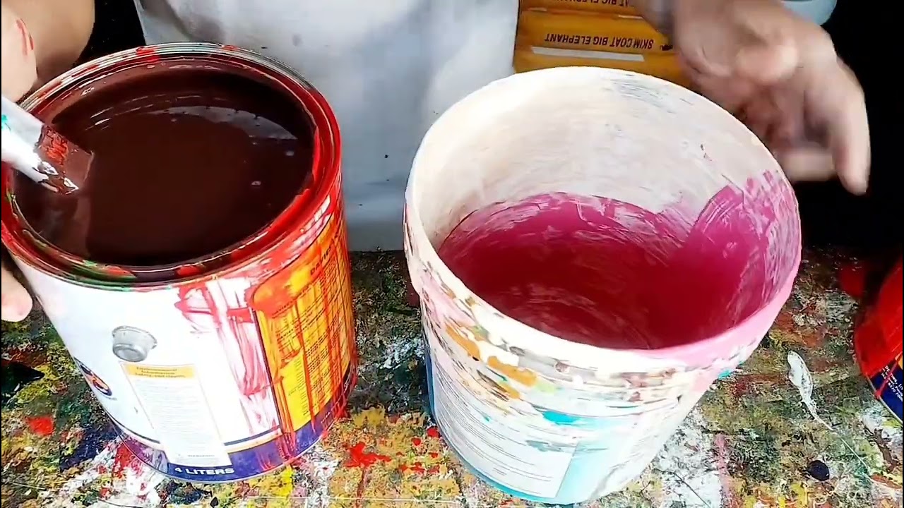 paano haluin chocolate brown color sa solvent base panoorin