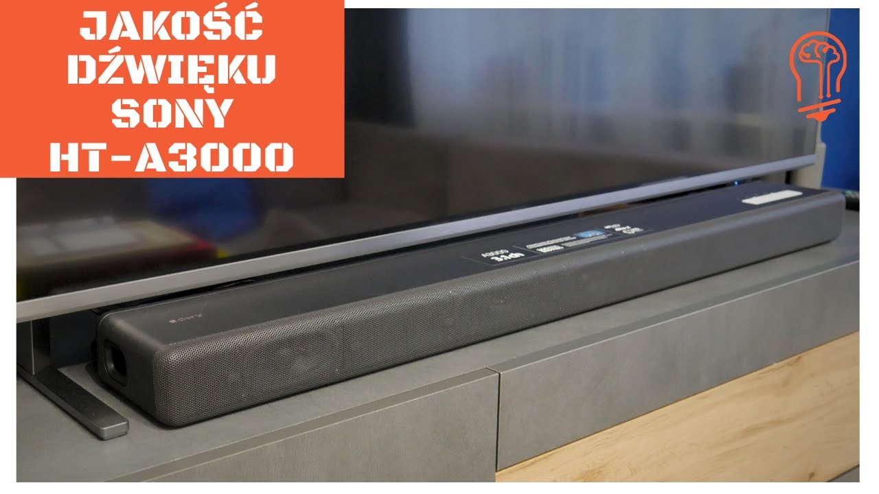 Jakość dźwięku Sony HT-A3000. Sounbar vs telewizor 🎶🤔